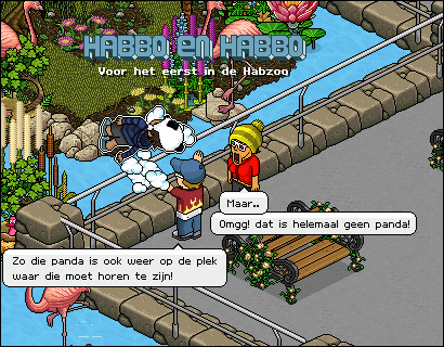 Habbo en Habbo voor het eerst in de Habzoo